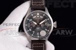 Perfect Replica YL Factory IWC Annual Big Pilot's Calendar Stainless Steel Case Swiss Grade 46mm Watch